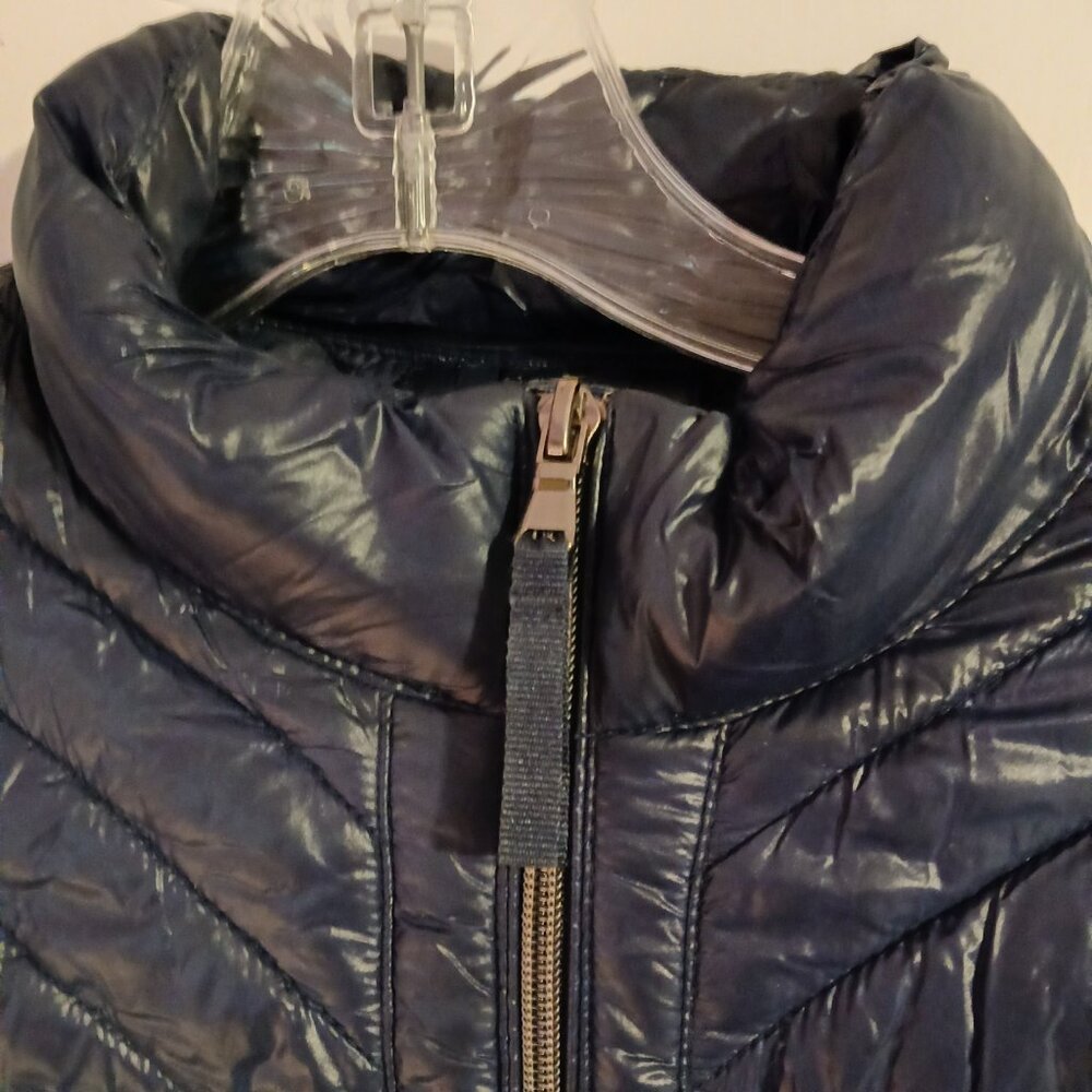 Gap Women's Navy Blue Quilted Puffer Jacket SZ SP GUC - Picture 2 of 9